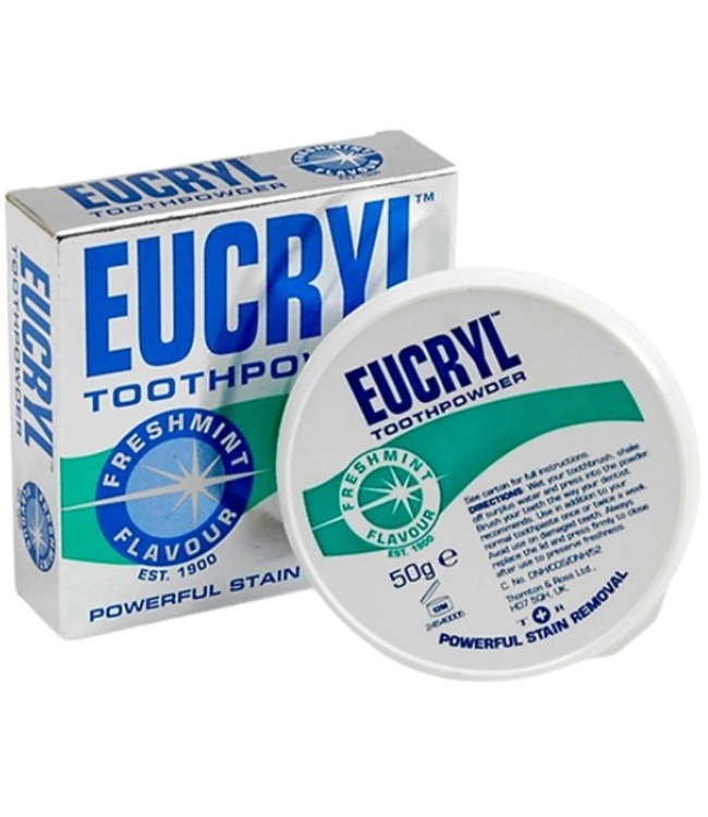 Eucryl Tandpoeder - Fresh Mint - 50 gram