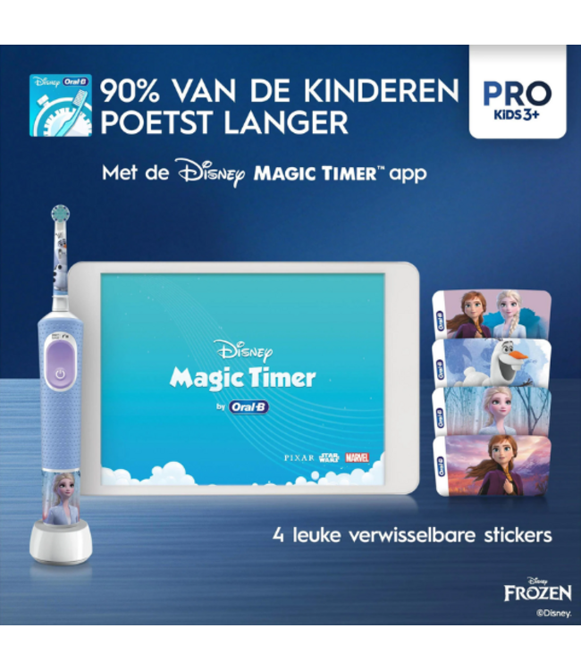 Oral-B Vitality PRO Kids 3+ Frozen Elektrische Tandenborstel