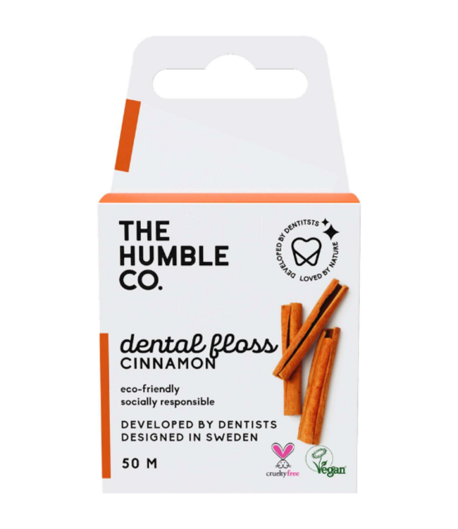 The Humble Co. Dental Floss Tandzijde Cinnamon 50 m