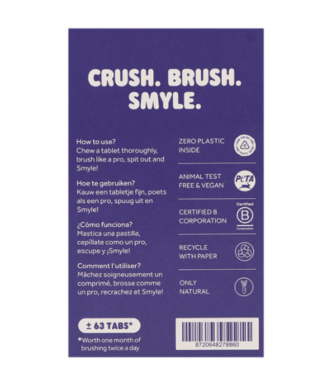 Smyle Tandpasta Navul Tabs Whitening Pro met Fluoride - 63 stuks