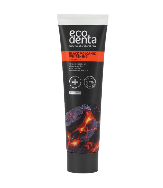 Ecodenta Black Volcanic Whitening Tandpasta - 100 ml