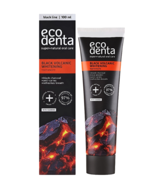 EcoDenta Ecodenta Black Volcanic Whitening Tandpasta - 100 ml