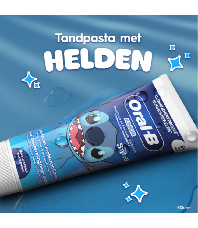 Oral-B Junior 6+ Stitch Tandpasta Milde Smaak - 75 ml