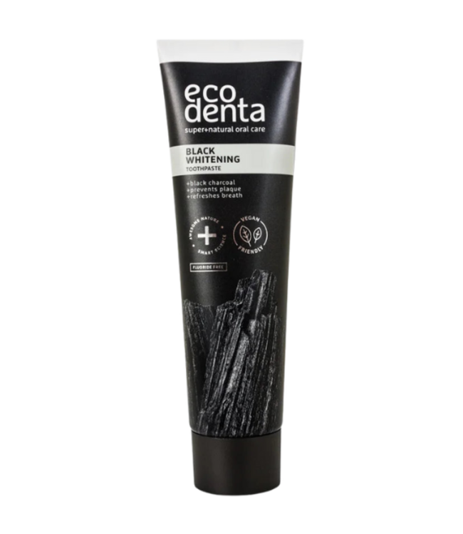 Ecodenta Black Whitening Tandpasta - met Black Charcoal - 100 ml