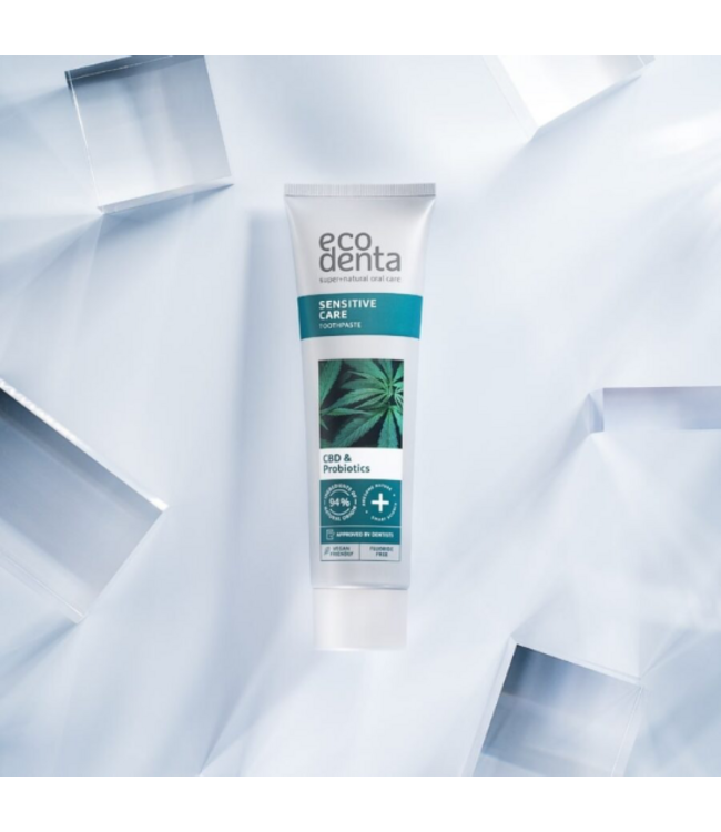 Ecodenta Sensitive Care Tandpasta - met CBD & Probiotica - 100 ml