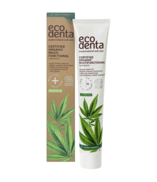 EcoDenta Ecodenta Certified Organic Multifunctional Tandpasta - met Hemp Oil - 75 ml