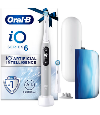 Oral-B Oral-B iO Series 6 Opal Grey Gift Edition Elektrische Tandenborstel