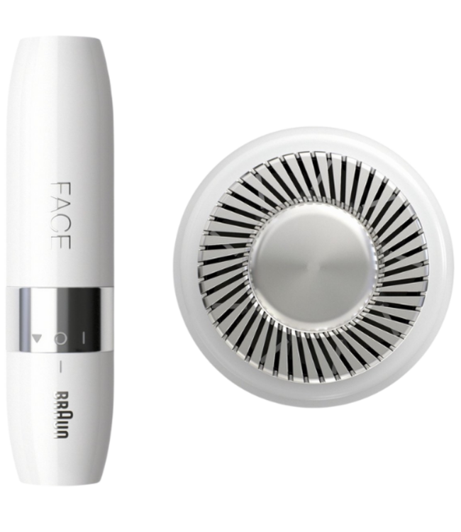 Braun Face Mini Gezichtsonthaarder FS1000 met Smartlight - Wit