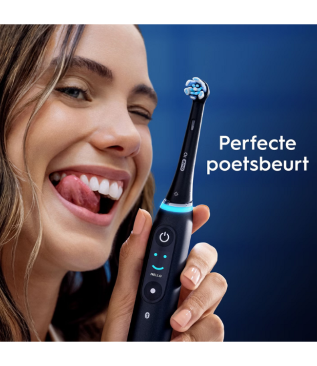 Oral-B iO Radiant White opzetborstels - Wit - 4 stuks