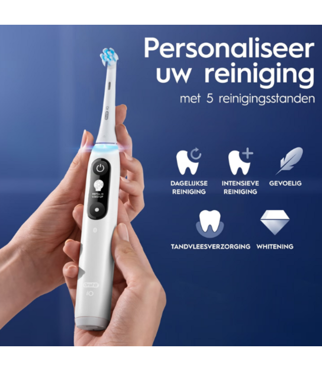 Oral-B iO Series 6 White + Extra Body Pink + 1 extra opzetborstel