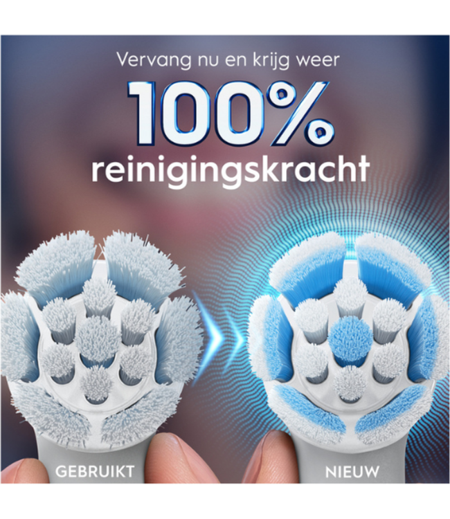 Oral-B iO Gentle Care opzetborstels - Wit - 8 stuks