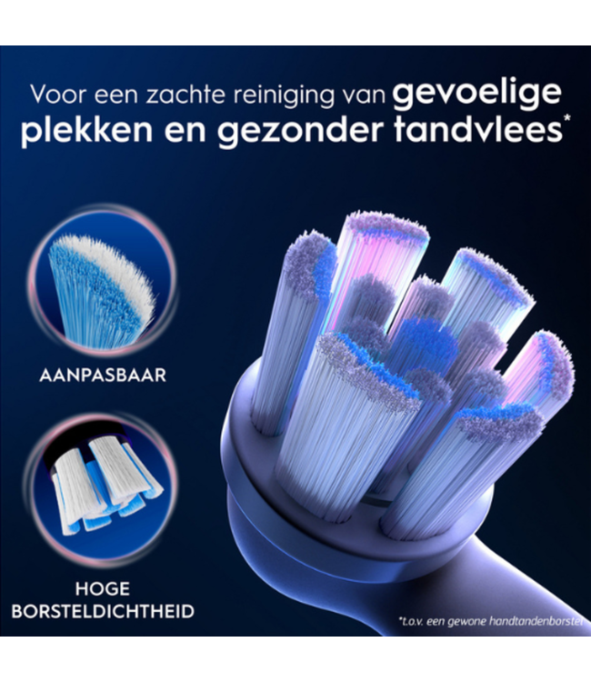 Oral-B iO Gentle Care opzetborstels - Wit - 8 stuks