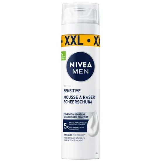 Tandenborsteloutlet Nivea Nivea Men Sensitive Scheerschuim - 250 ml aanbieding