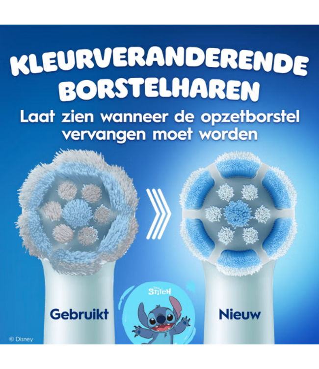Oral-B iO Kids 6+ Stitch opzetborstels - 8 stuks
