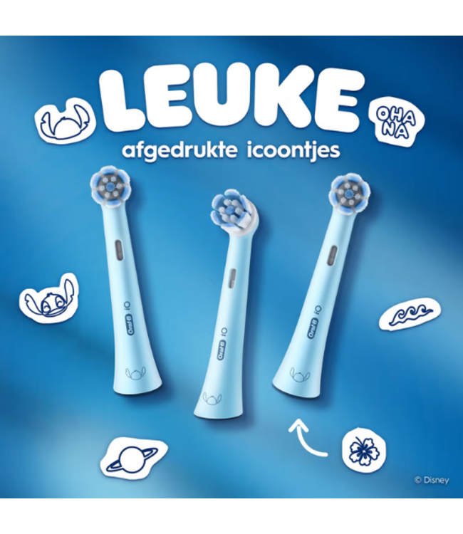 Oral-B iO Kids 6+ Stitch opzetborstels - 8 stuks