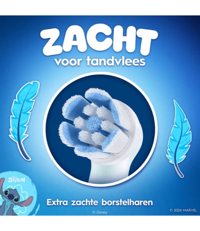 Oral-B iO Kids 6+ Stitch opzetborstels - 8 stuks