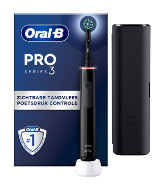 Oral-B Oral-B PRO 3 3500 Black Elektrische Tandenborstel + Reisetui