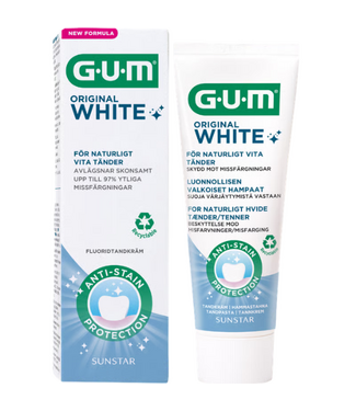 GUM GUM Original White Anti-Stain Tandpasta - 75 ml