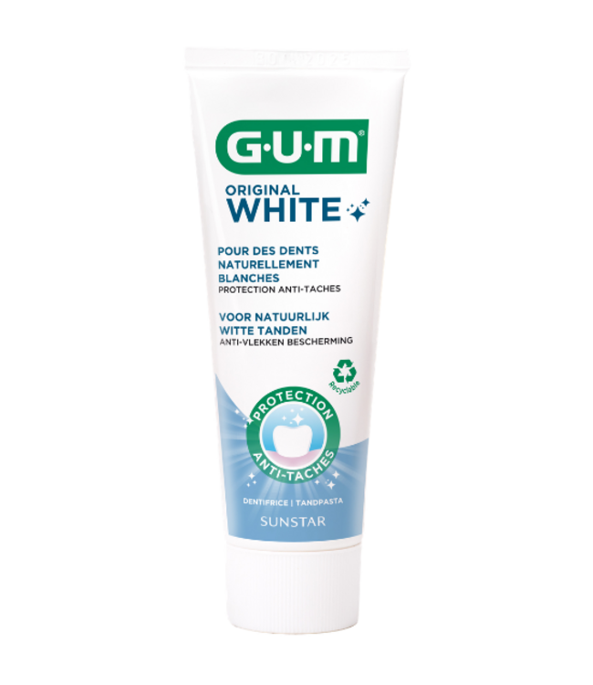 GUM Original White Anti-Stain Tandpasta - 75 ml