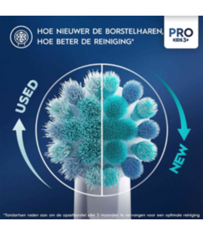 Oral-B PRO Kids 3+ Spider-Man 8 opzetborstels - XL verpakking
