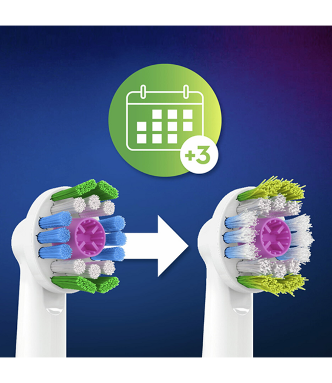 Oral-B 3D-White 3 stuks - CleanMaximiser opzetborstels