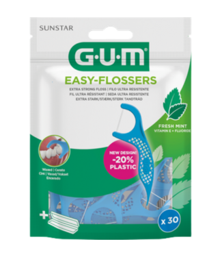 GUM GUM Easy-Flossers Cool Mint - 30 stuks