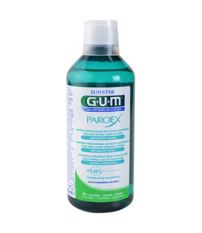 GUM Paroex Mondspoeling 0,06% Chloorhexidine - 500 ml