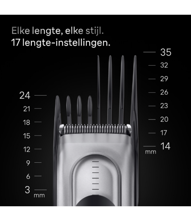 Braun HairClipper Tondeuse Series 7 HC7590 - Grijs