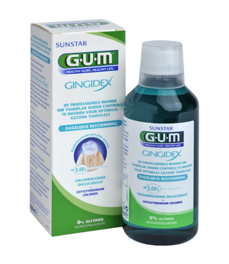 GUM GUM Gingidex 0,06% Chloorhexidine Mondspoelmiddel - 300 ml