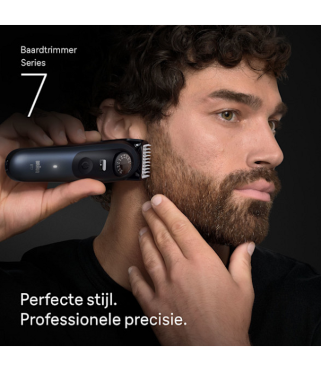 Braun Series 7 BT7520 Baardtrimmer - met 6 Stylingtools - Blauw