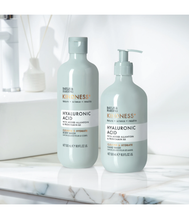 Baylis & Harding Kindness+ Hyaluronic Acid Handzeep - 500 ml