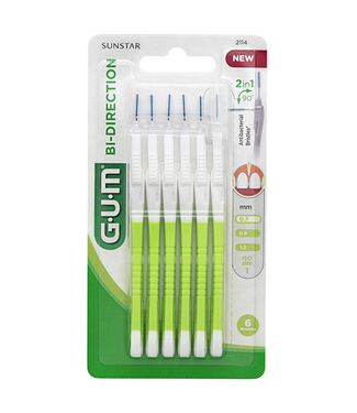 GUM GUM Bi-Direction 0.7 mm Groen - 6 Ragers