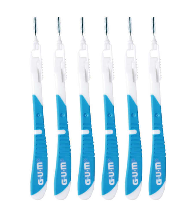 GUM Bi-Direction 0.9 mm Blauw – 6 Ragers