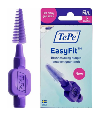 TePe TePe EasyFit M/L Interdentale Ragers Paars - 6 stuks