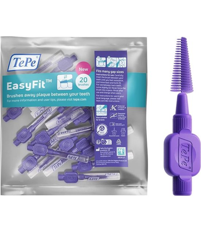 TePe EasyFit M/L Interdentale Ragers Paars - 25 stuks