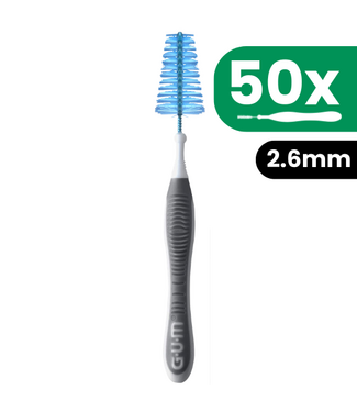 GUM GUM Trav-Ler 2.6 mm zwart - 50 ragers