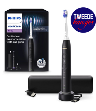 Philips Sonicare Tweedekansje - Philips Sonicare 6500 Black HX7411/02
