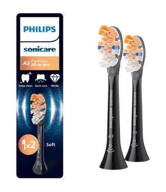 Philips Philips Sonicare A3 Premium All-in-One HX9092/88 - Black - 2 stuks