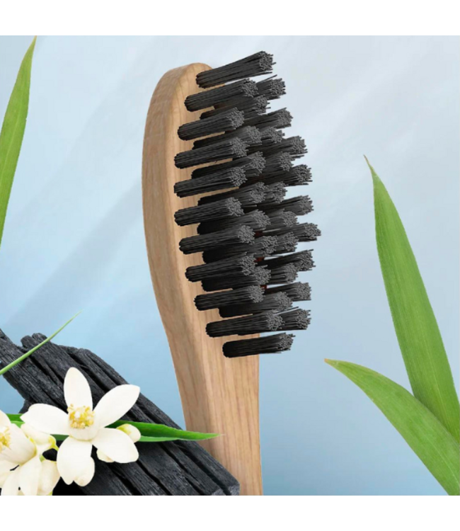 Oral-B Tandenborstel Bamboe Houtskool - Zwart