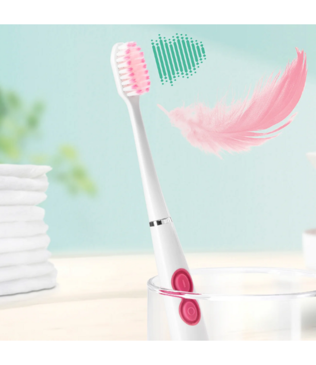 GUM Sonic Sensitive Wit - Batterij Tandenborstel