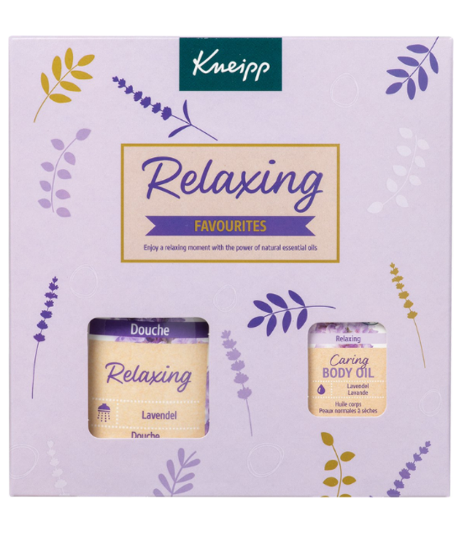 Kneipp Relaxing Favourites Geschenkset - Douche & Body Oil - Lavendel
