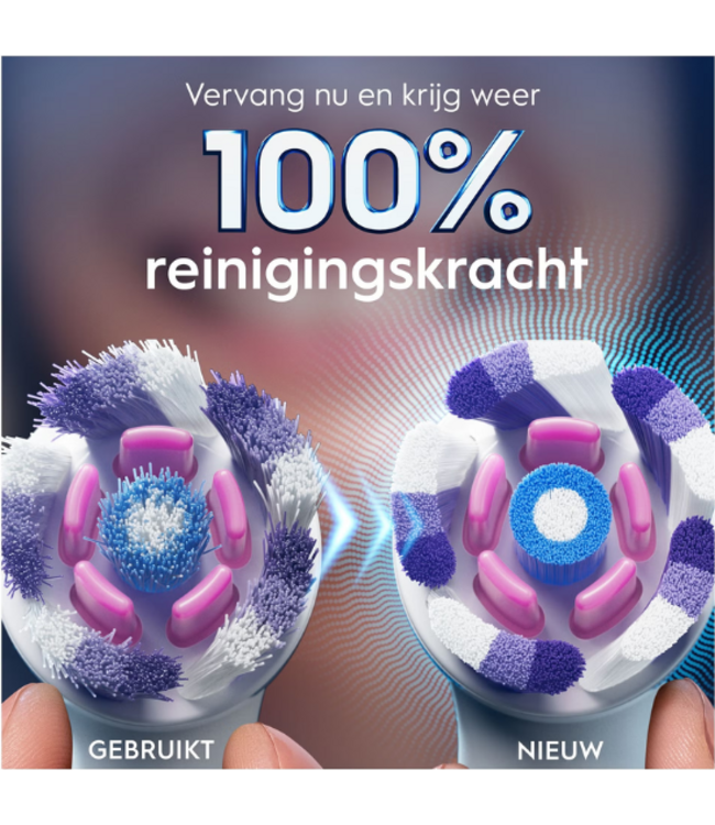 Oral-B iO Radiant White opzetborstels - White - 8 stuks