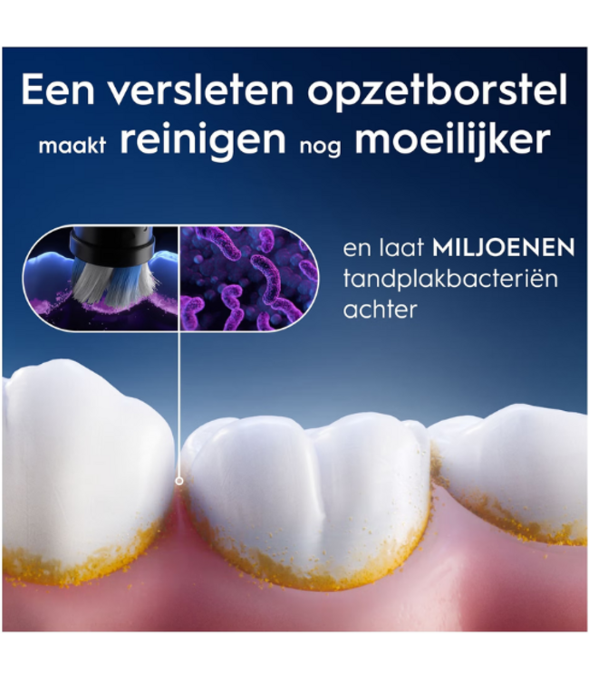 Oral-B iO Radiant White opzetborstels - White - 8 stuks