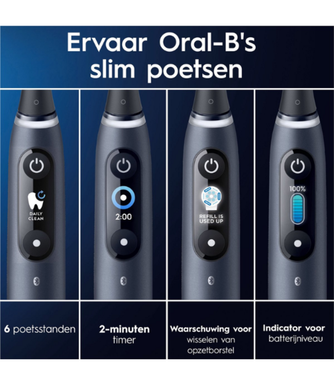 Oral-B iO Series 8N Black Onyx Elektrische Tandenborstel