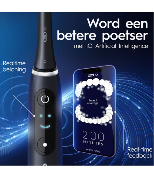 Oral-B iO Series 8N Black Onyx Elektrische Tandenborstel