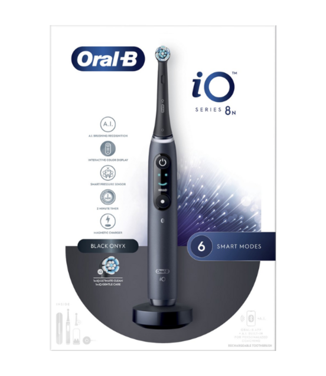Oral-B iO Series 8N Black Onyx Elektrische Tandenborstel