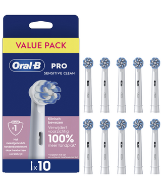Oral-B Oral-B PRO Sensitive Clean Value Pack opzetborstels - 10 stuks