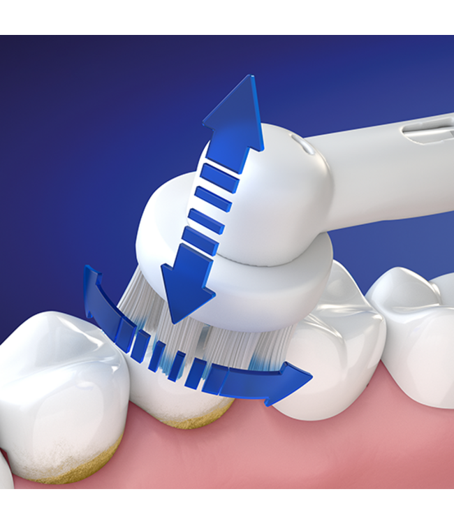 Oral-B PRO 3 3770 Blue Cross Action