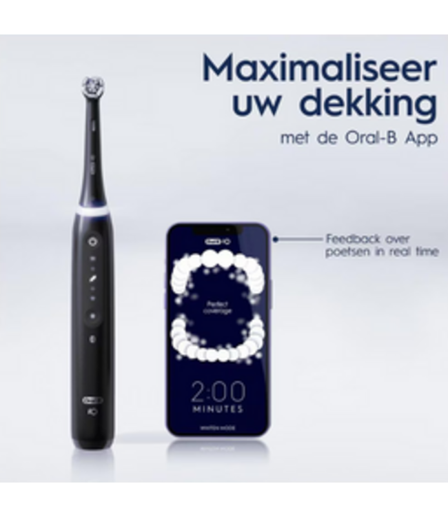 Oral-B iO Series 5S Black + 2x Gratis Oral-B 3D-White Arctic Fresh Tandpasta