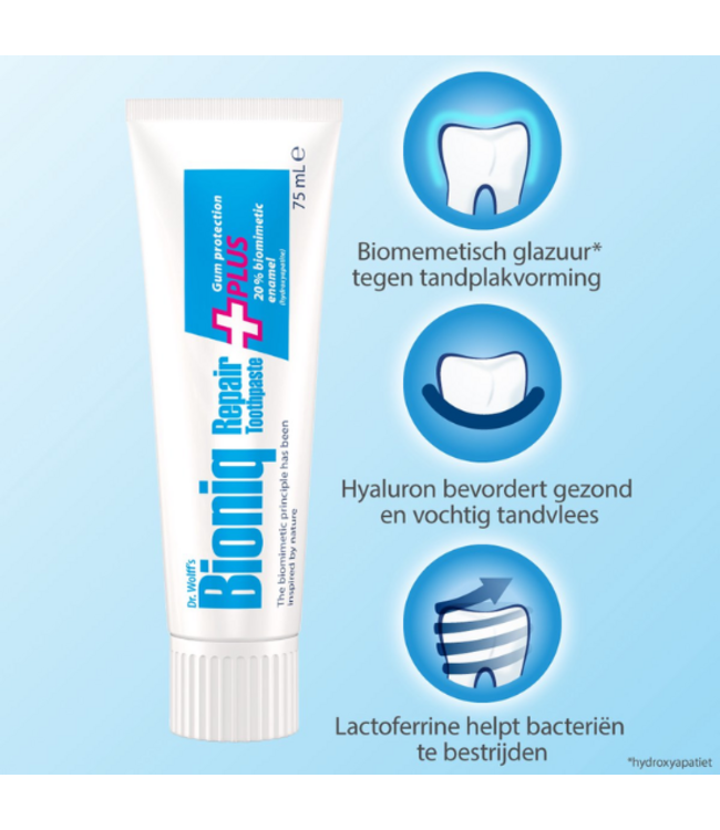 Bioniq Repair + Gum Protection Tandpasta - 75 ml